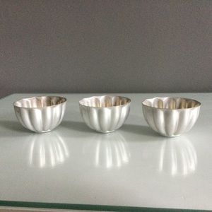 Vintage Aluminum JELLO Mold Cups Set of 3